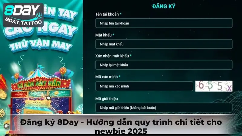 Đăng ký 8Day – Hướng dẫn quy trình chi tiết cho newbie 2025